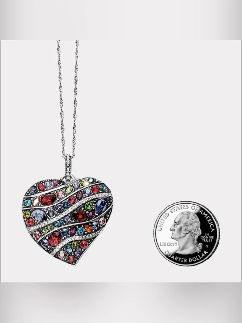🆕🏷️BRIGHTON VTG+ SLVR SWAROVSKI CRYSTAL ‘TRUST YOUR JOURNEY’ SET! MSRP $265